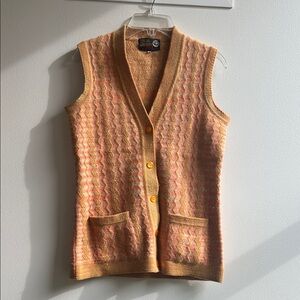 Vintage Sleeveless Sweater Vest